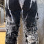 Jeans baggy stripped BF01