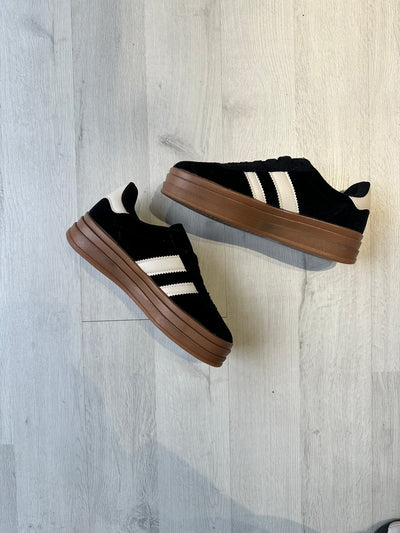 Sneakers Nere in vellutino #0000047