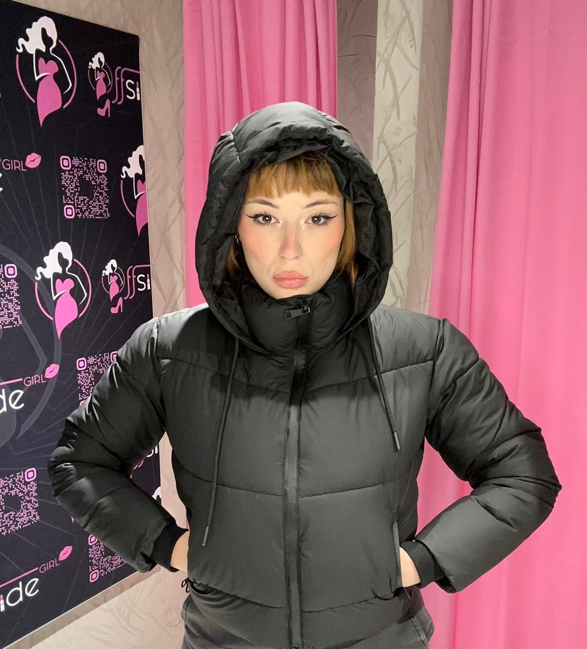 Giacca bomber con cappuccio