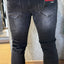 Jeans skinny vernice con strappi JC7546