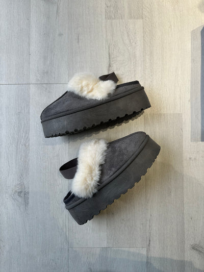 Sabot Platform con Bordo in Pelliccia #0000043