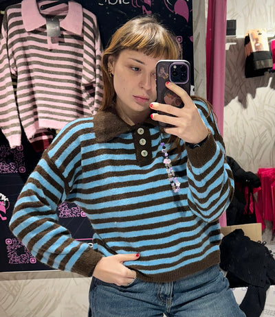 Maglioncino Polo Righe #0020