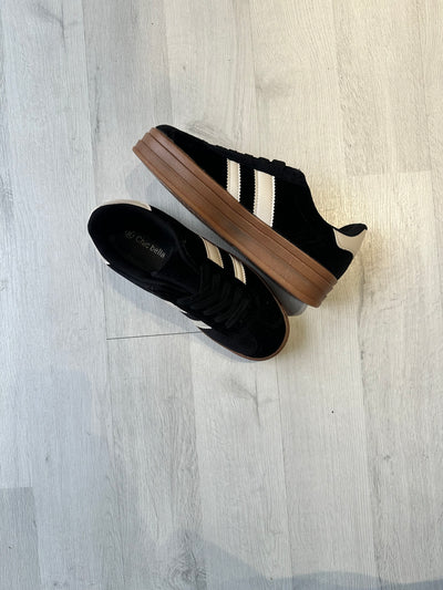 Sneakers Nere in vellutino #0000047