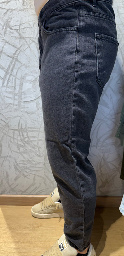 Jeans nero standard fit UP20