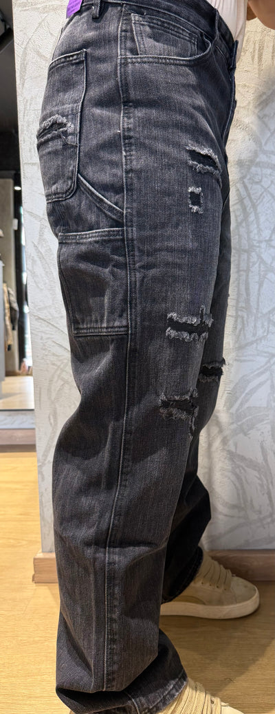 Jeans baggy con strappi KM2610